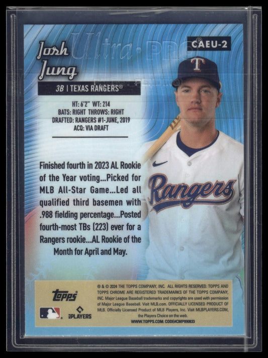 2024 Topps Chrome Update #CAEU-2 Josh Jung Chrome All-Etch