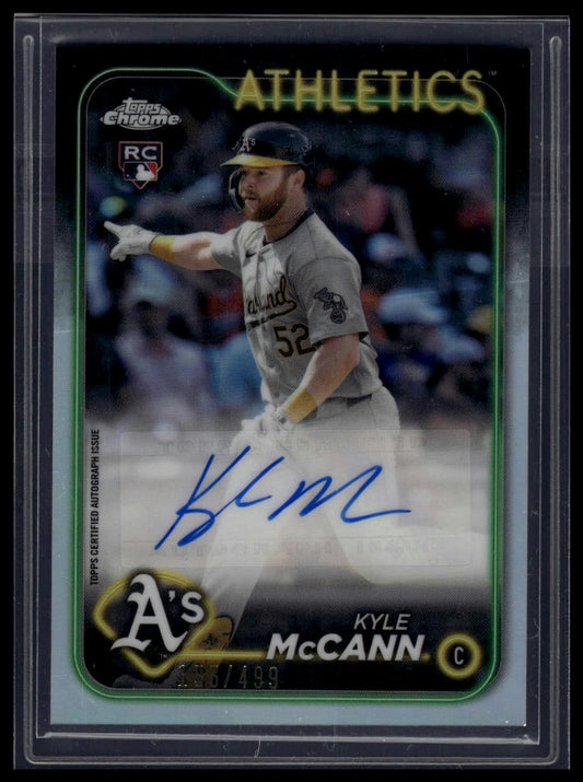 2024 Topps Chrome Update #AC-KMC Kyle McCann Autographs /499