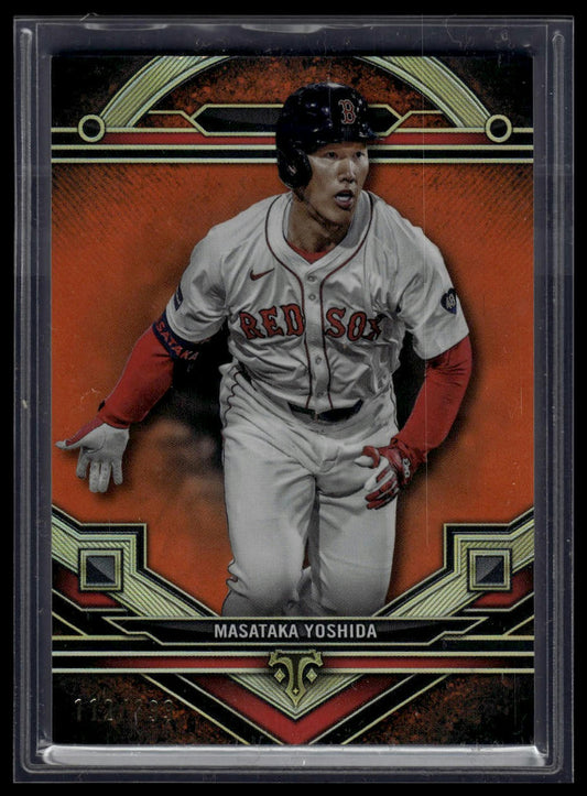 2024 Topps Triple Threads #92 Masataka Yoshida Amber #/199