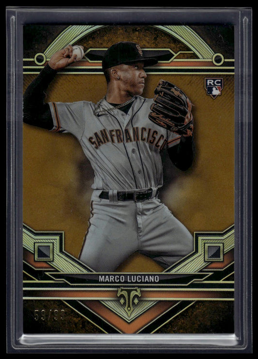 2024 Topps Triple Threads #157 Marco Luciano Gold #/99