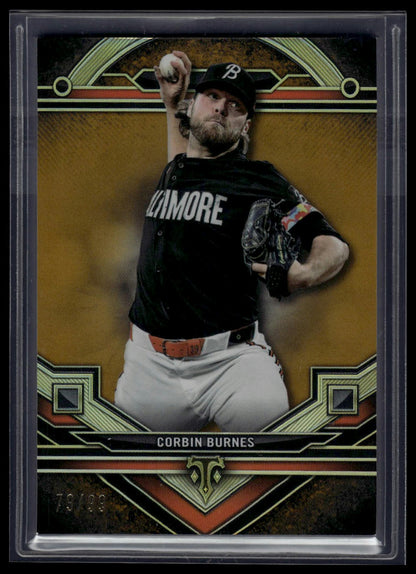 2024 Topps Triple Threads #128 Corbin Burnes Gold #/99