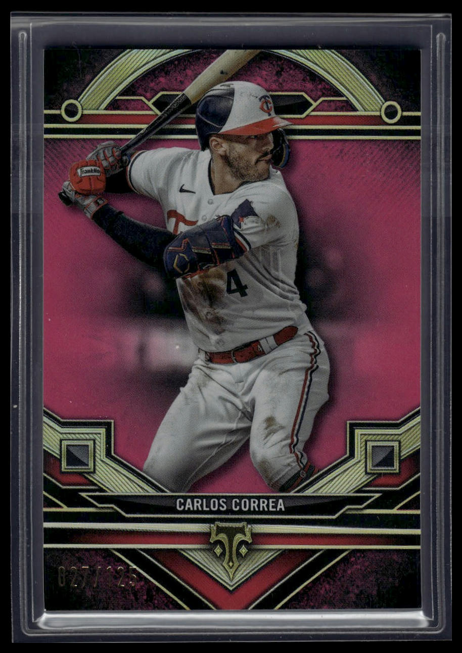 2024 Topps Triple Threads #72 Carlos Correa Tourmaline #/125