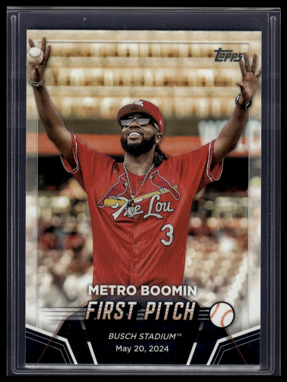 2024 Topps Update #FP-9 Metro Boomin First Pitch