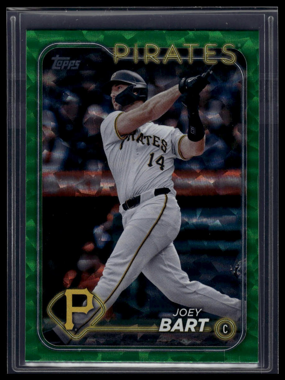 2024 Topps Update #US122 Joey Bart Green Crackle Foilboard #/499
