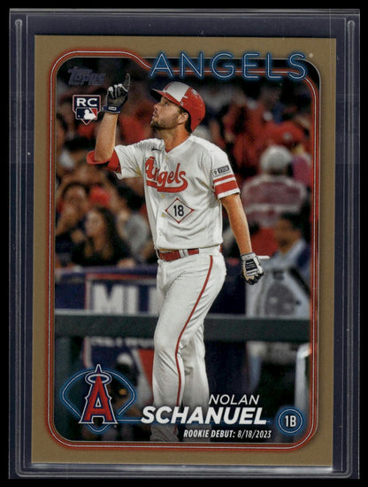 2024 Topps Update #US193 Nolan Schanuel Gold #/2024