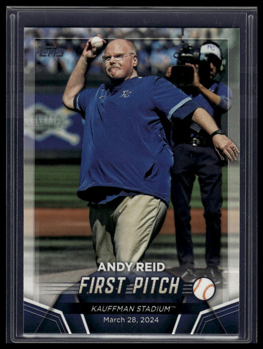 2024 Topps Update #FP-6 Andy Reid First Pitch