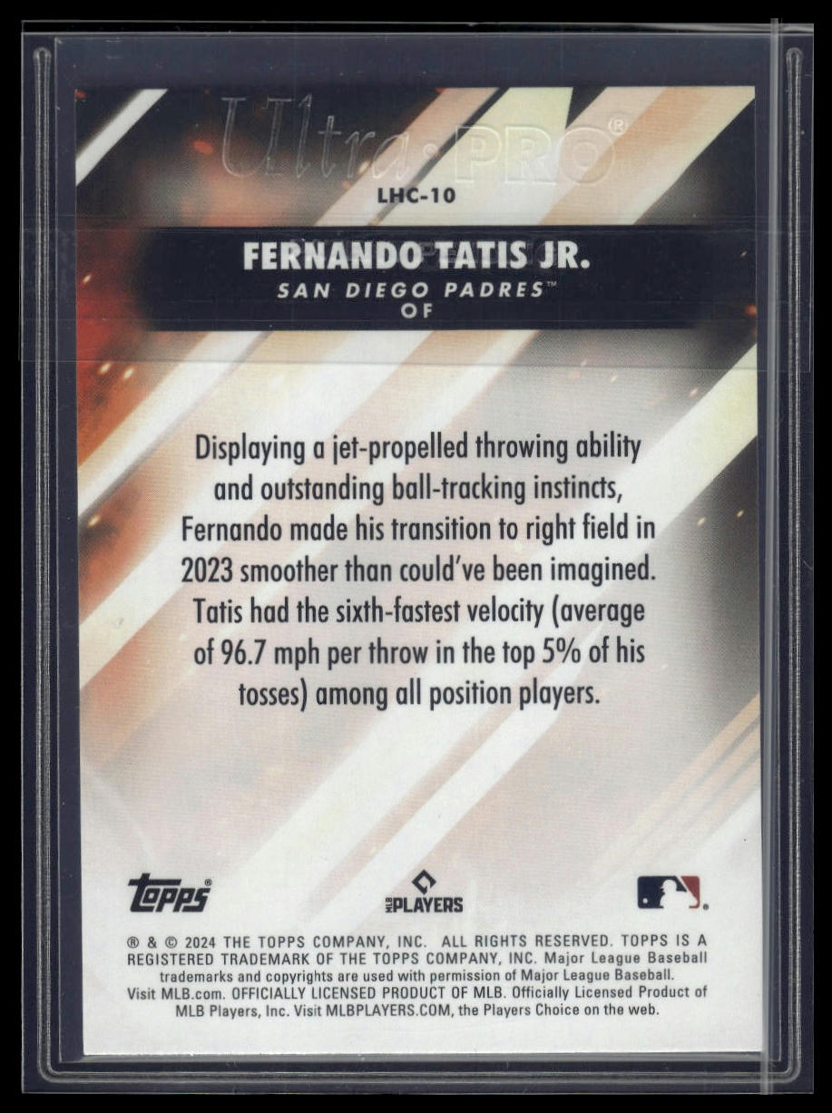 2024 Topps Update #LHC-10 Fernando Tatis Jr. Let Him Cook