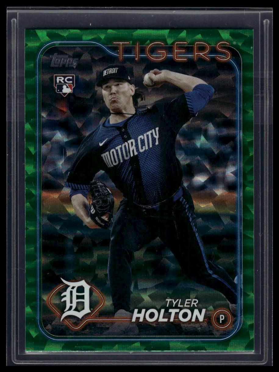 2024 Topps Update #US33 Tyler Holton Green Crackle Foilboard #/499