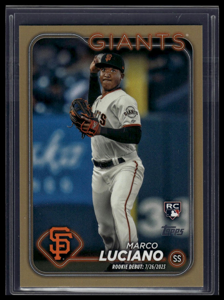 2024 Topps Update #US217 Marco Luciano Gold #/2024