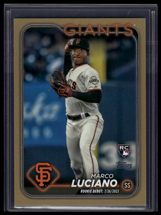 2024 Topps Update #US217 Marco Luciano Gold #/2024