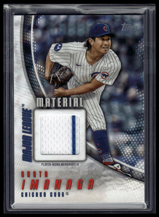 2025 Topps Series 1 Shota Imanaga Major League Material Relics