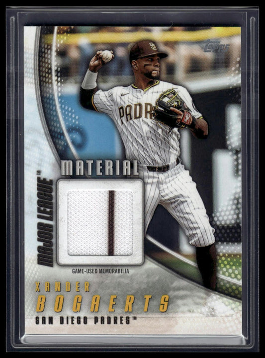 2025 Topps Series 1 Xander Bogaerts Major League Material Relics