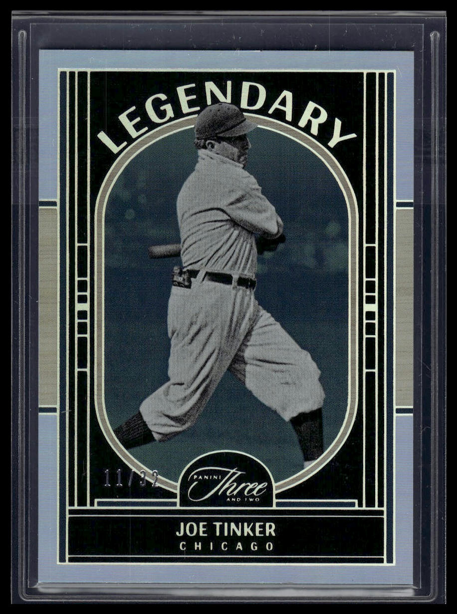 2024 Panini Three and Two #6 Joe Tinker Legendary Three and Two #/32