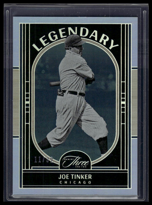 2024 Panini Three and Two #6 Joe Tinker Legendary Three and Two #/32