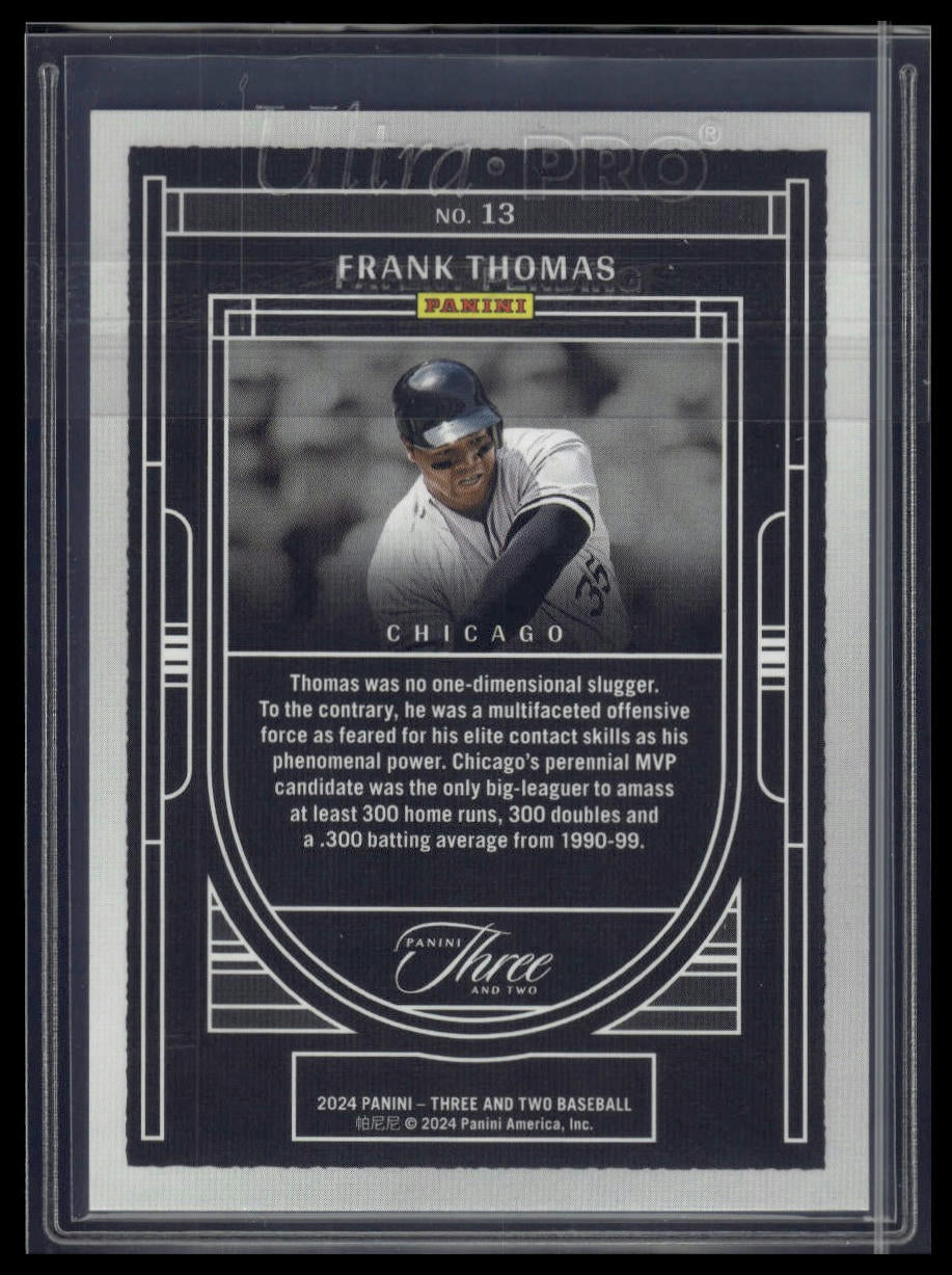 2024 Panini Three and Two #13 Frank Thomas Going Yard #/99