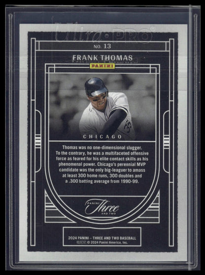 2024 Panini Three and Two #13 Frank Thomas Going Yard #/99