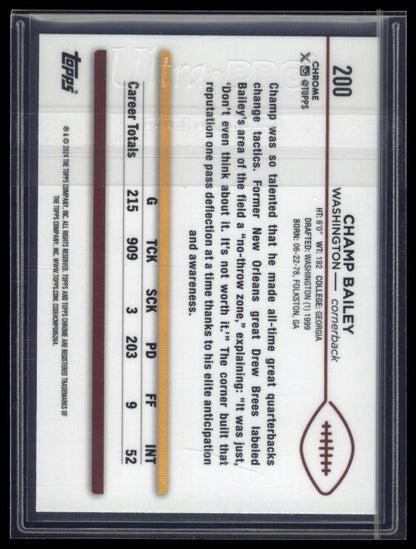 2024 Topps Chrome Sapphire Edition #200 Champ Bailey