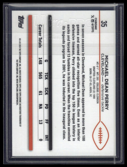 2024 Topps Chrome Sapphire Edition #35 Michael Dean Perry