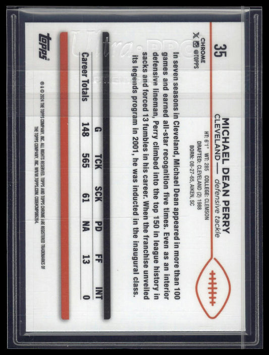 2024 Topps Chrome Sapphire Edition #35 Michael Dean Perry