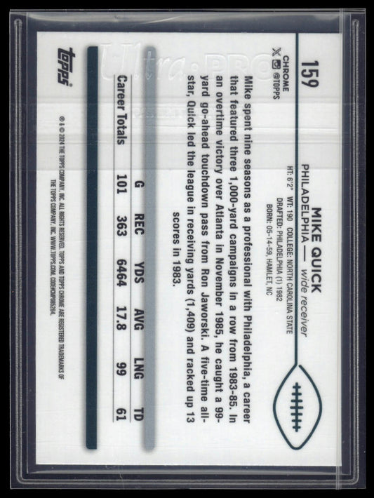 2024 Topps Chrome Sapphire Edition #159 Mike Quick