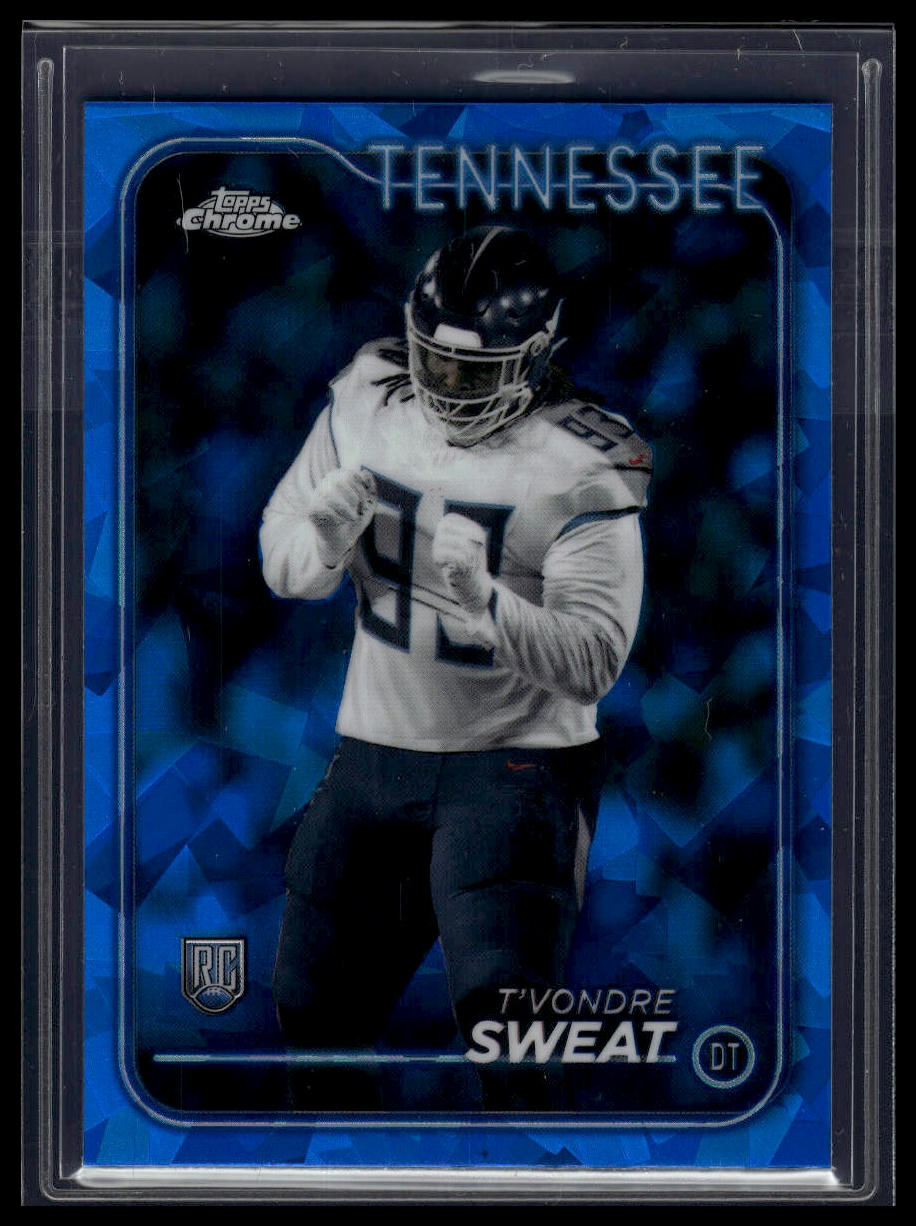 2024 Topps Chrome Sapphire Edition #266 T'Vondre Sweat