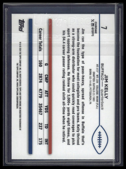 2024 Topps Chrome Sapphire Edition #7 Jim Kelly