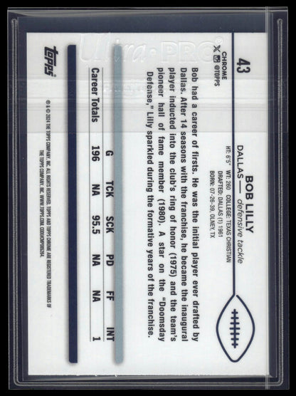 2024 Topps Chrome Sapphire Edition #43 Bob Lilly