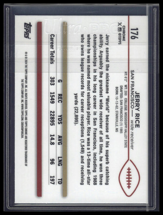 2024 Topps Chrome Sapphire Edition #176 Jerry Rice