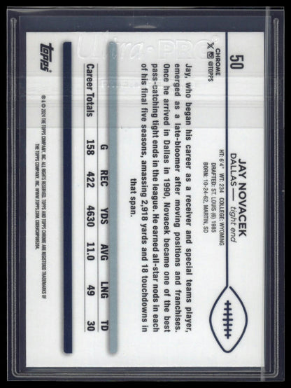 2024 Topps Chrome Sapphire Edition #50 Jay Novacek