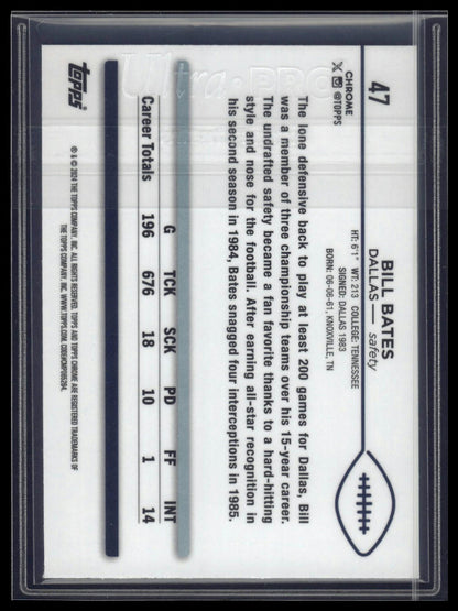 2024 Topps Chrome Sapphire Edition #47 Bill Bates