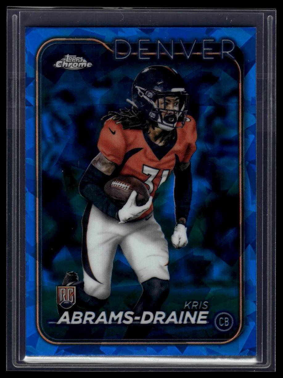 2024 Topps Chrome Sapphire Edition #256 Kris Abrams-Draine