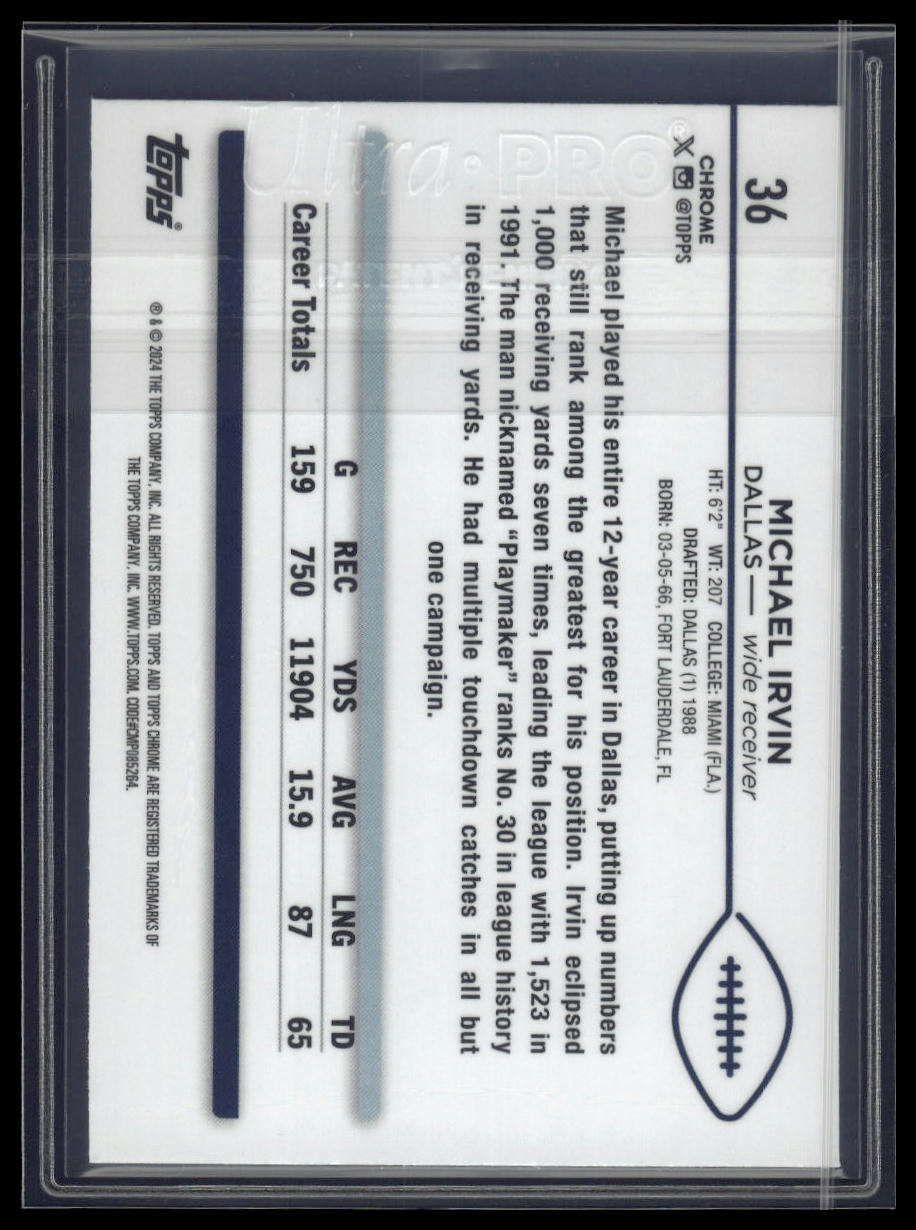 2024 Topps Chrome Sapphire Edition #36 Michael Irvin