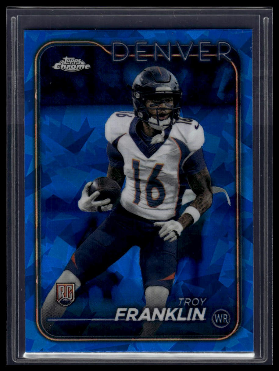 2024 Topps Chrome Sapphire Edition #215 Troy Franklin