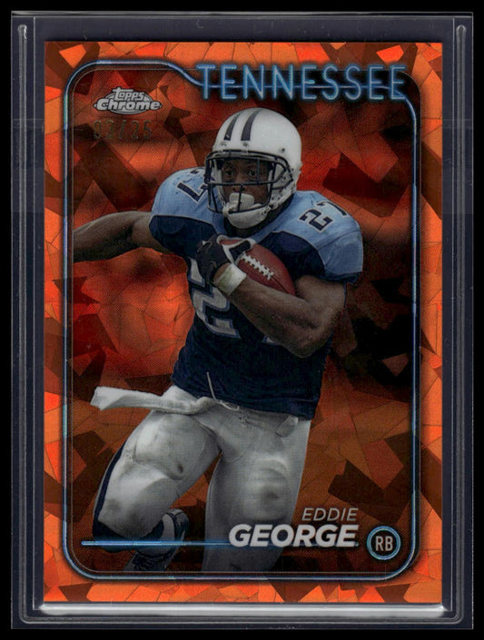 2024 Topps Chrome Sapphire Edition #189 Eddie George Orange Sapphire #/25
