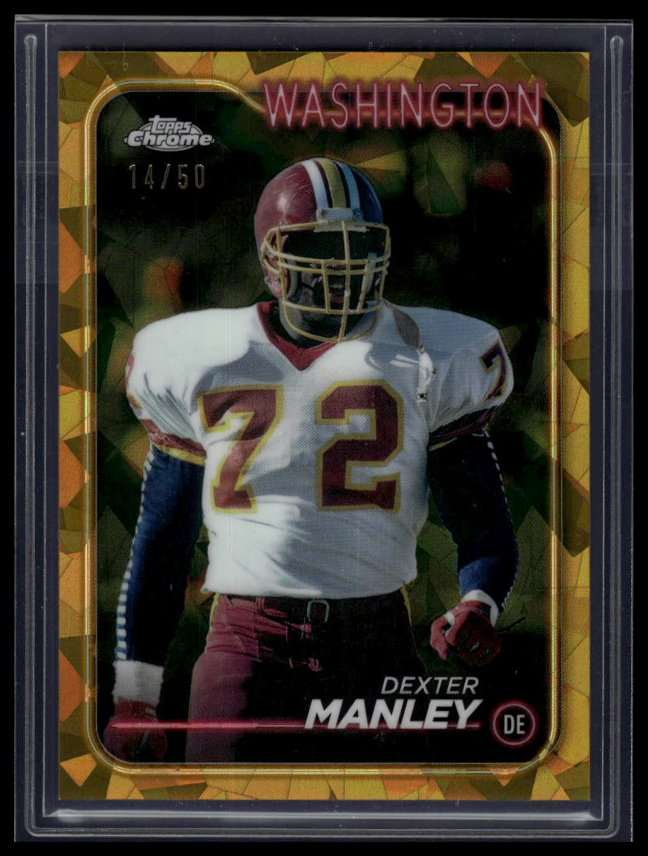 2024 Topps Chrome Sapphire Edition #199 Dexter Manley Gold Sapphire #/50
