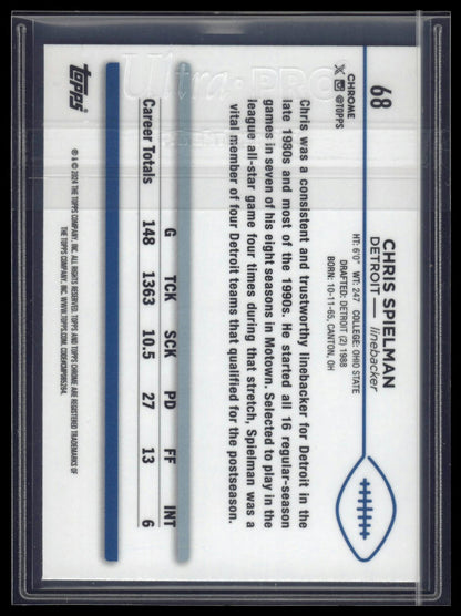2024 Topps Chrome Sapphire Edition #68 Chris Spielman