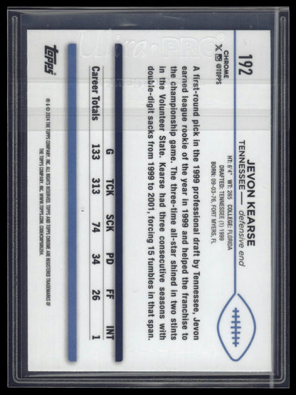 2024 Topps Chrome #192 Jevon Kearse Magenta Speckle Refractor #/399