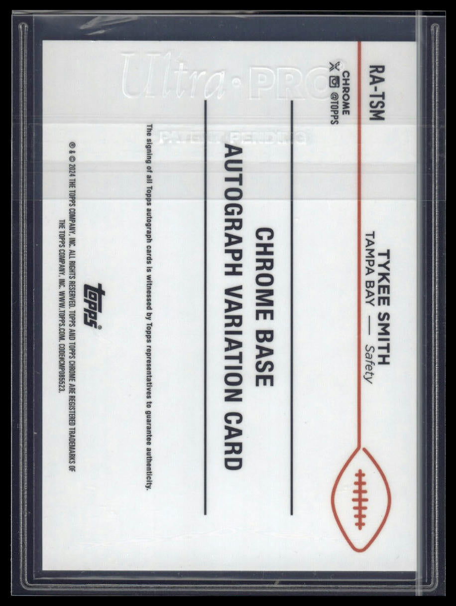 2024 Topps Chrome #RA-TSM Tykee Smith Rookie Autographs