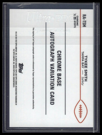2024 Topps Chrome #RA-TSM Tykee Smith Rookie Autographs