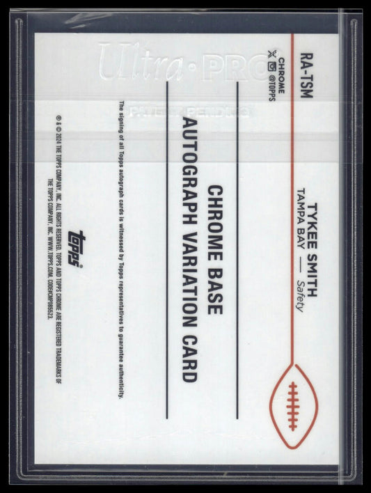 2024 Topps Chrome #RA-TSM Tykee Smith Rookie Autographs