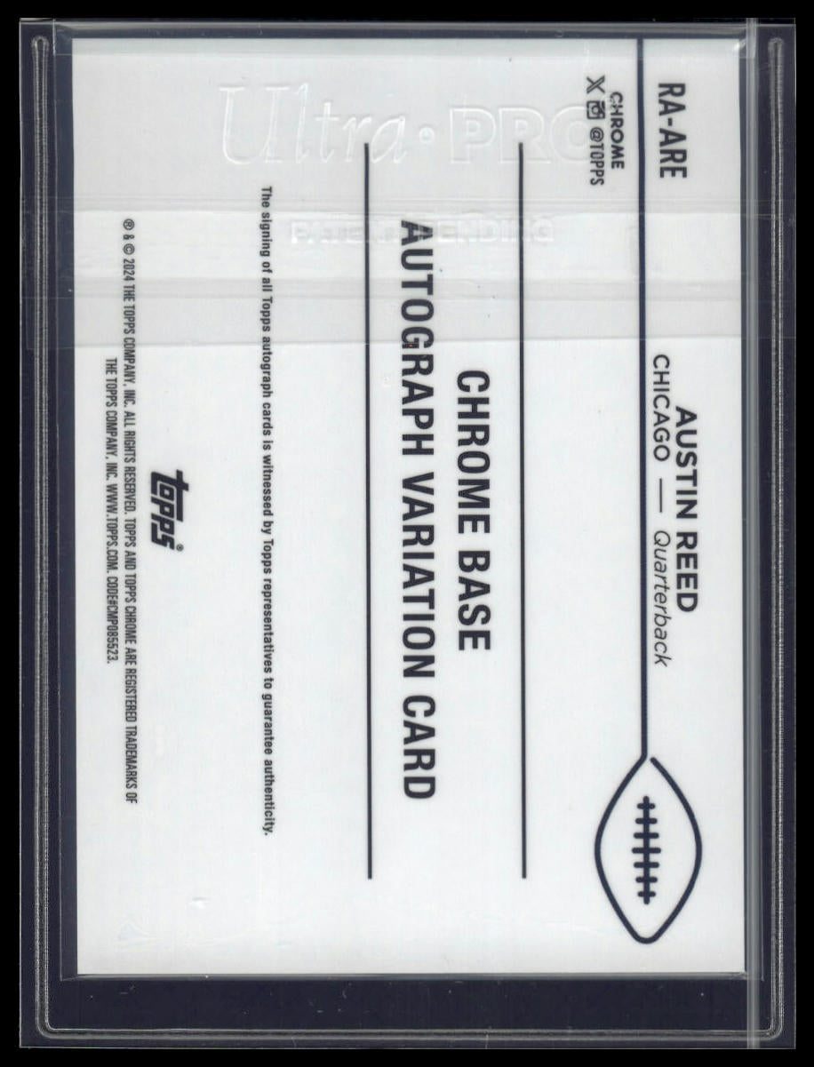 2024 Topps Chrome #RA-ARE Austin Reed Rookie Autographs