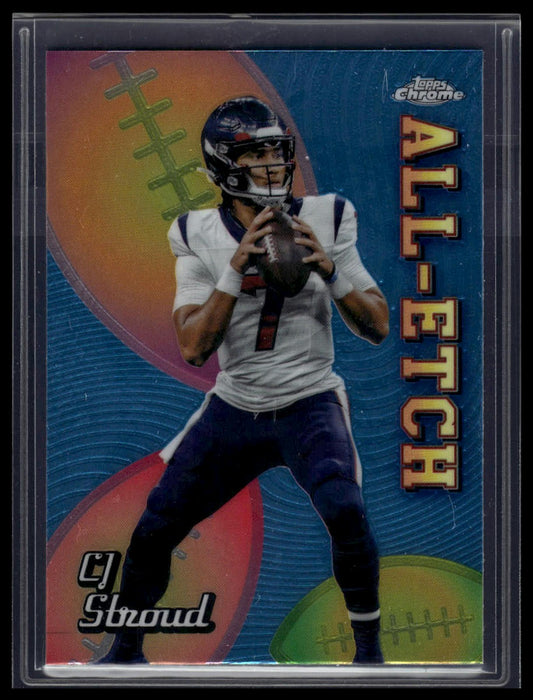2024 Topps Chrome #CAE-CS CJ Stroud Chrome All-Etch Refractor