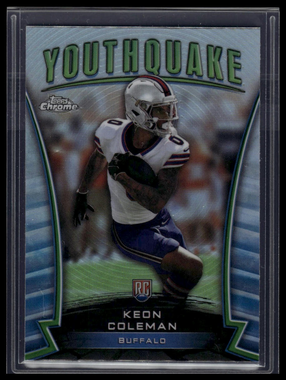 2024 Topps Chrome #Y-21 Keon Coleman Youthquake Refractor