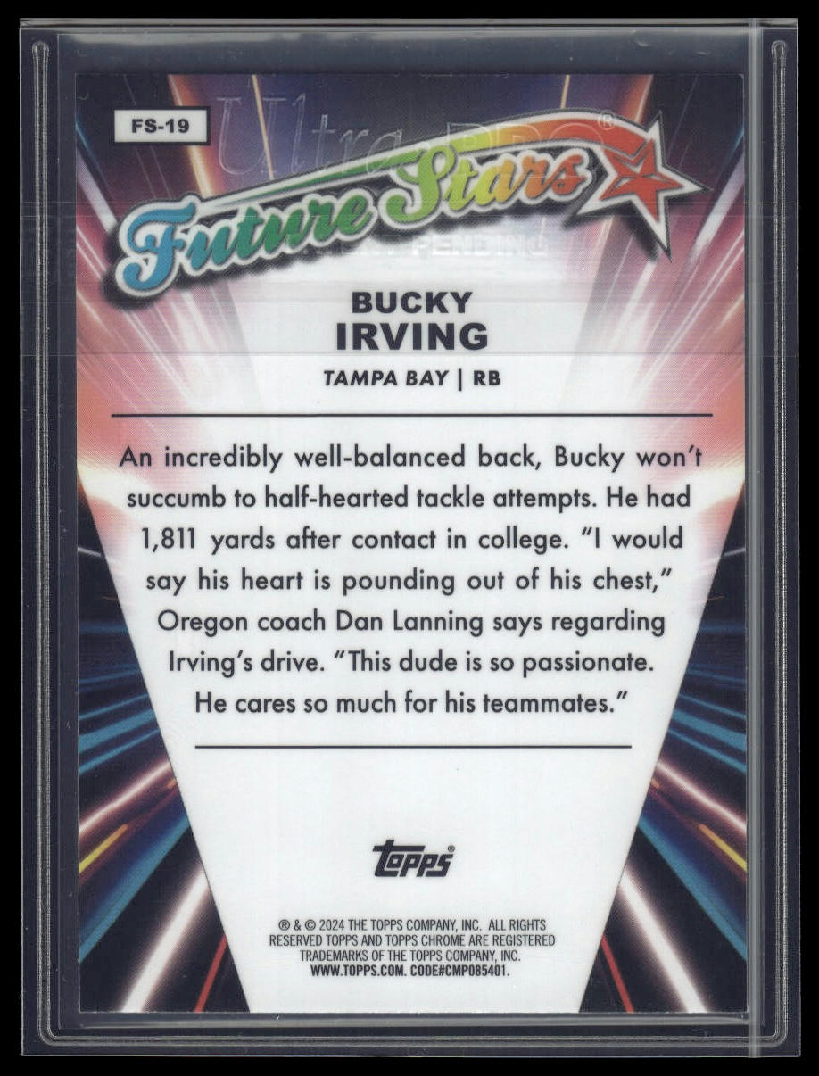 2024 Topps Chrome #FS-19 Bucky Irving Future Stars