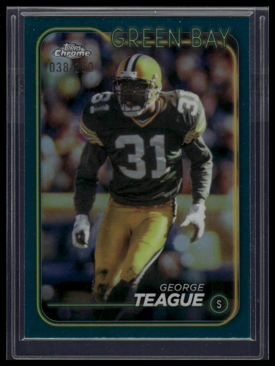 2024 Topps Chrome #79 George Teague Teal Refractor #/250