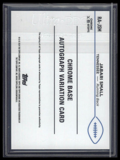 2024 Topps Chrome abari Small Rookie Auto Green Geometric Refractor #/99