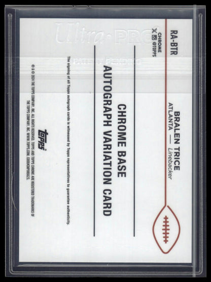 2024 Topps Chrome #RA-BTR Bralen Trice Rookie Autographs