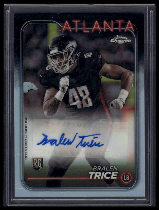 2024 Topps Chrome #RA-BTR Bralen Trice Rookie Autographs