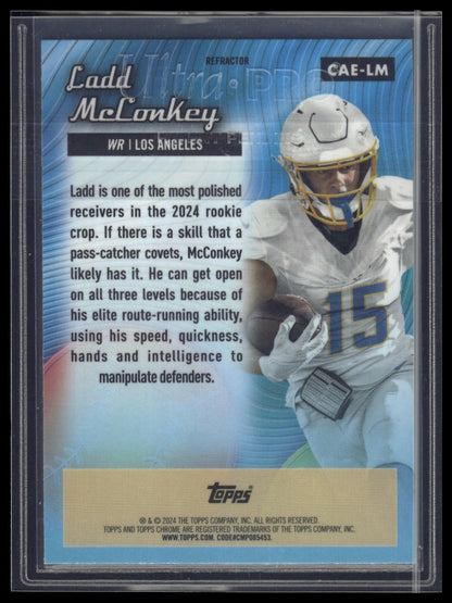 2024 Topps Chrome #CAE-LM Ladd McConkey Chrome All-Etch