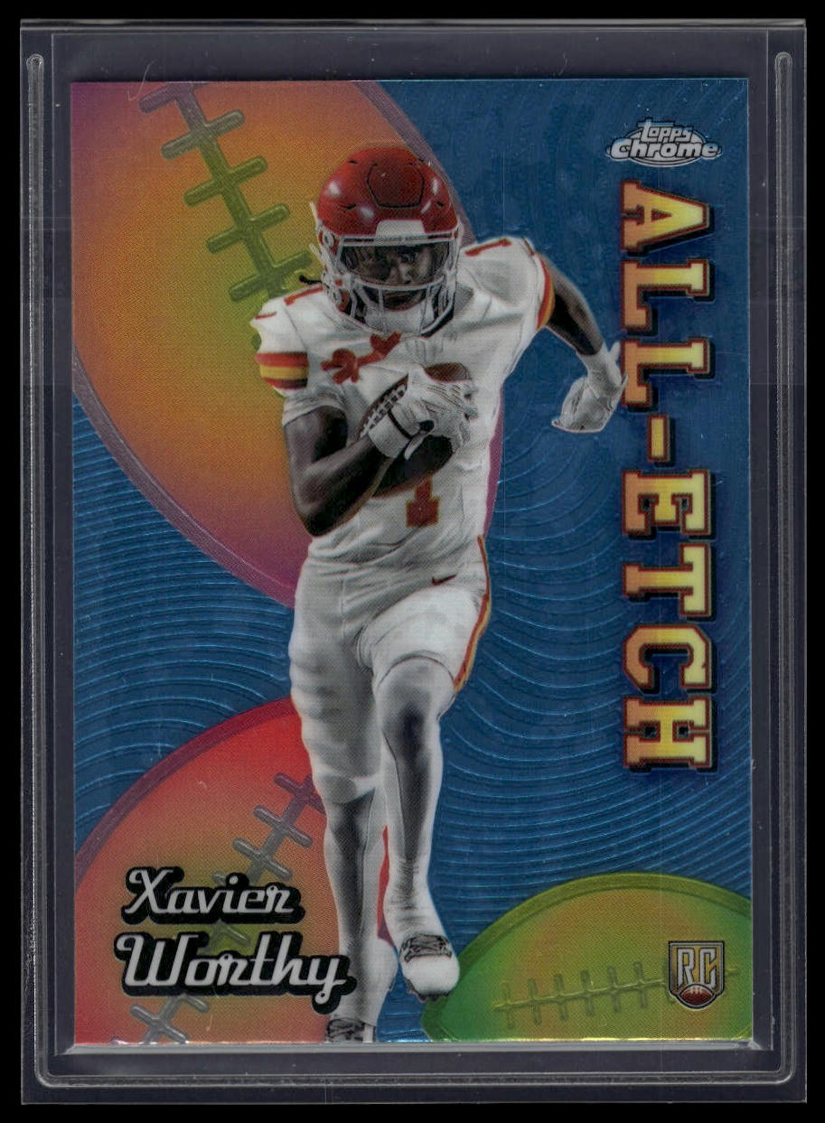 2024 Topps Chrome #CAE-XW Xavier Worthy Chrome All-Etch